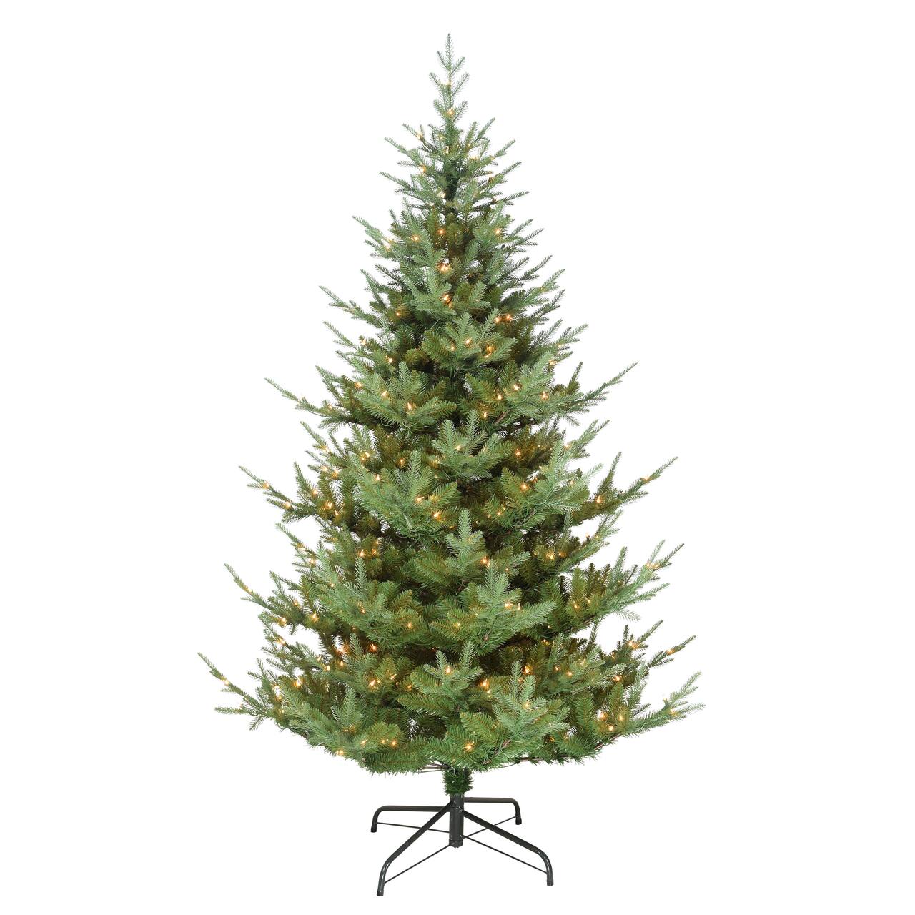 7.5ft. Pre-Lit Hillside Spruce Artificial Christmas Tree, Clear Lights